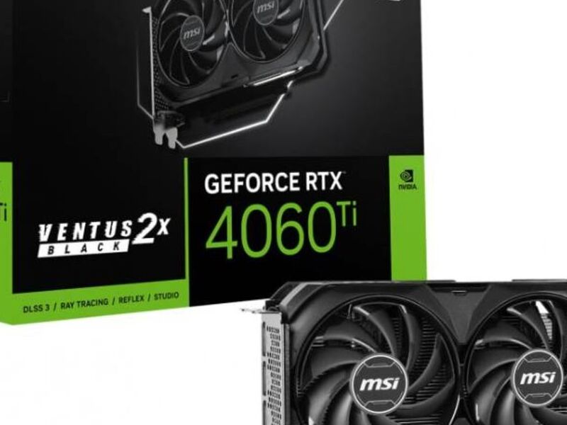  MSI Nvidia Geforce RTX 4060 Ti Ventus 2x