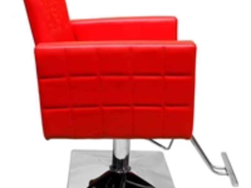 Silla peluqueria roja  cdmx