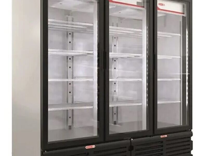 Refrigerador vertical blanco 3 puertas Mexico