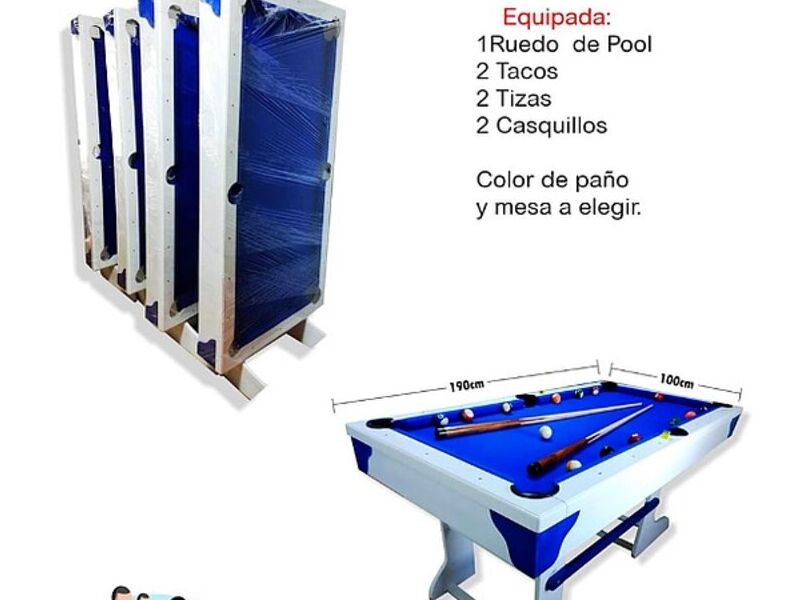 Mesa de billar en Nezahualcóyotl