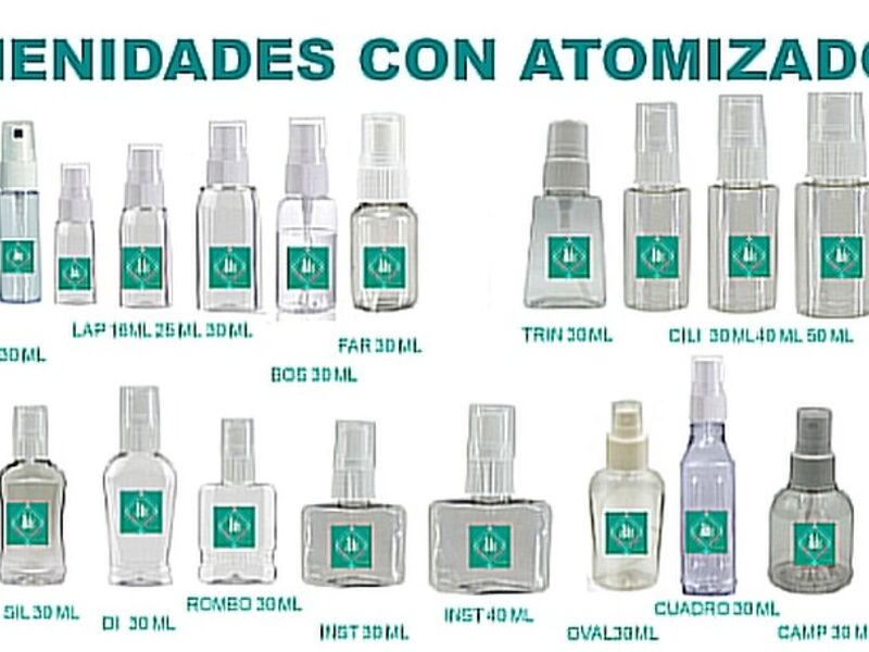 Amenidades con atomizador