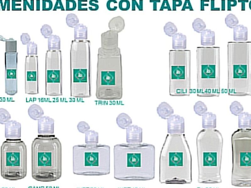 Amenidades con tapa Fliptop