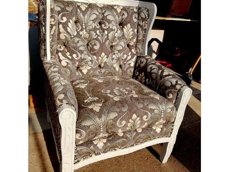Sillon Floreado Grises Mexico