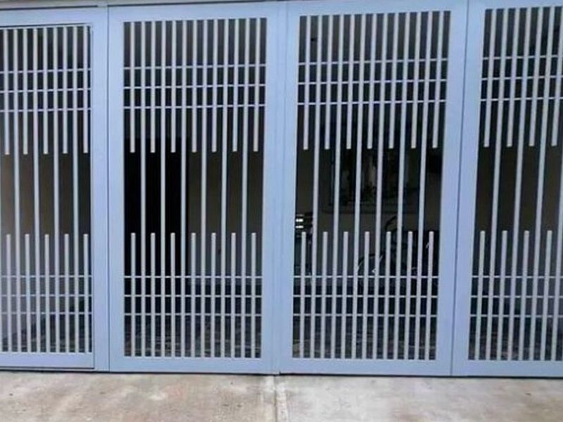 Porton Gris rejas automática Guadalajara