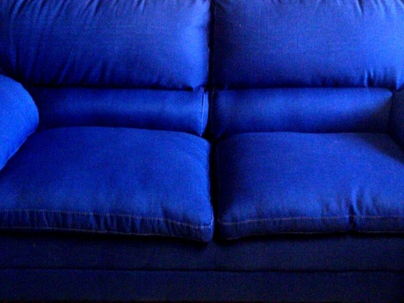 Sofa Dos Plazas Azul Mexico