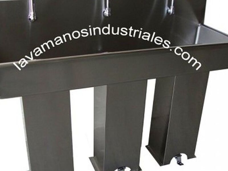 Lavamanos Pedestal triple  sistema de pedales. 