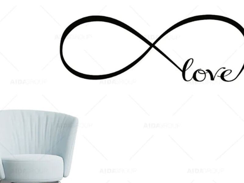 Vinil Decorativo Pared Love Infinito CDMX