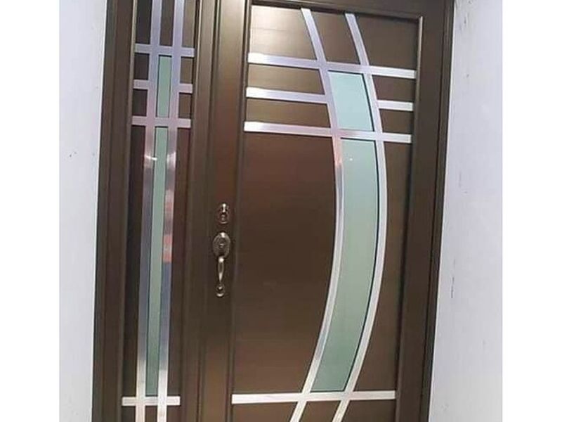 Puerta Aluminio cafe Tepic 