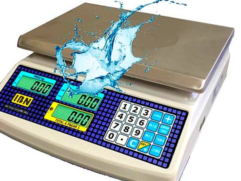 BÁSCULA A PRUEBA DE AGUA