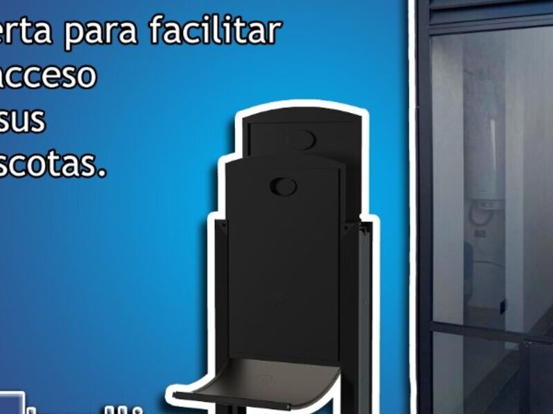 Puerta acceso mascotas Puebla