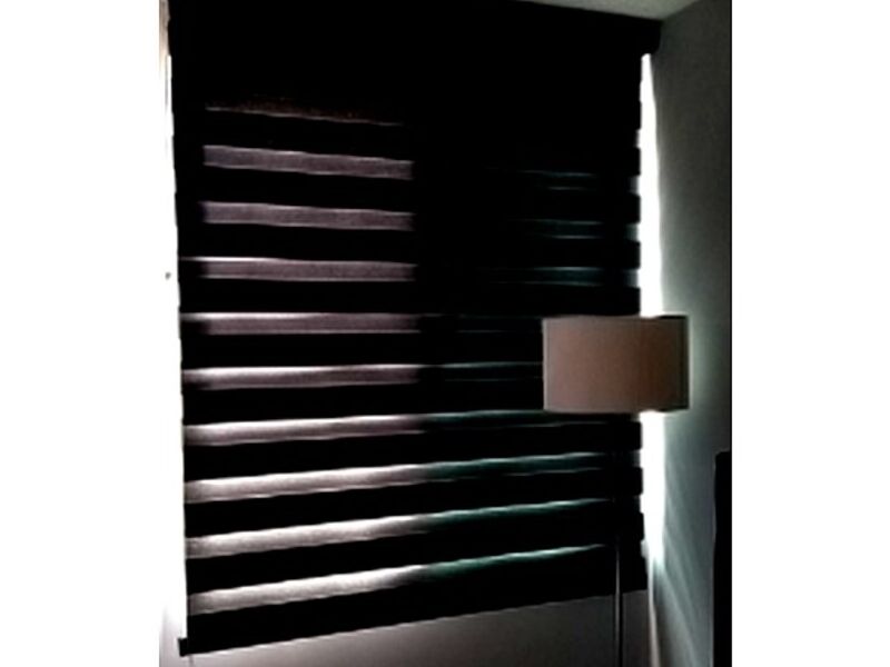 Persiana Sheer Elegance negro Los Mochis