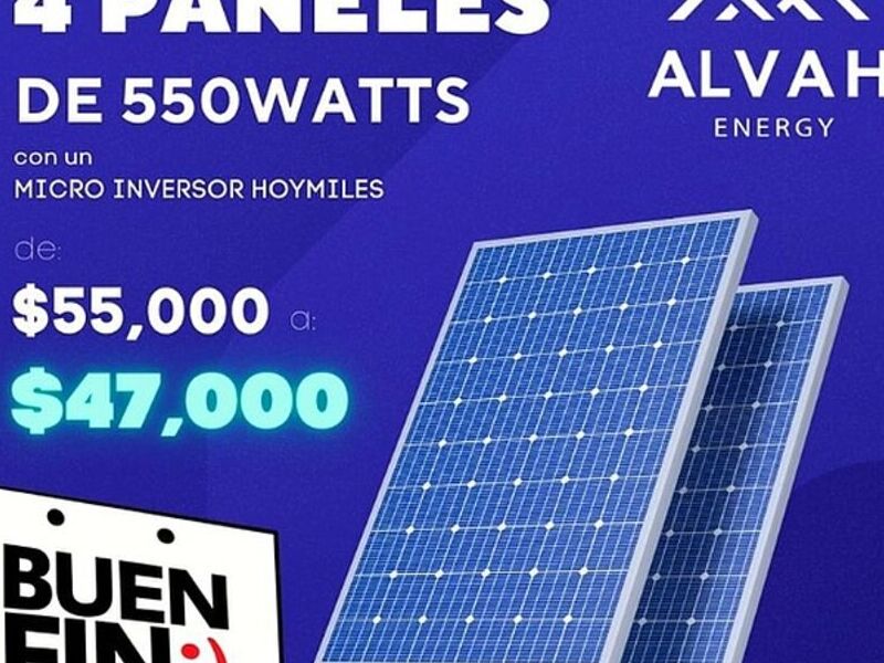 Paneles solares micro inversores Monterrey