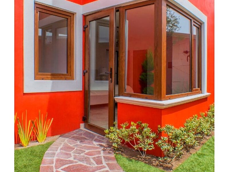 Ventana cafe pvc México