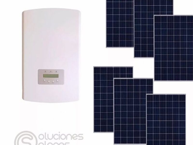 Panel solar inversor central México