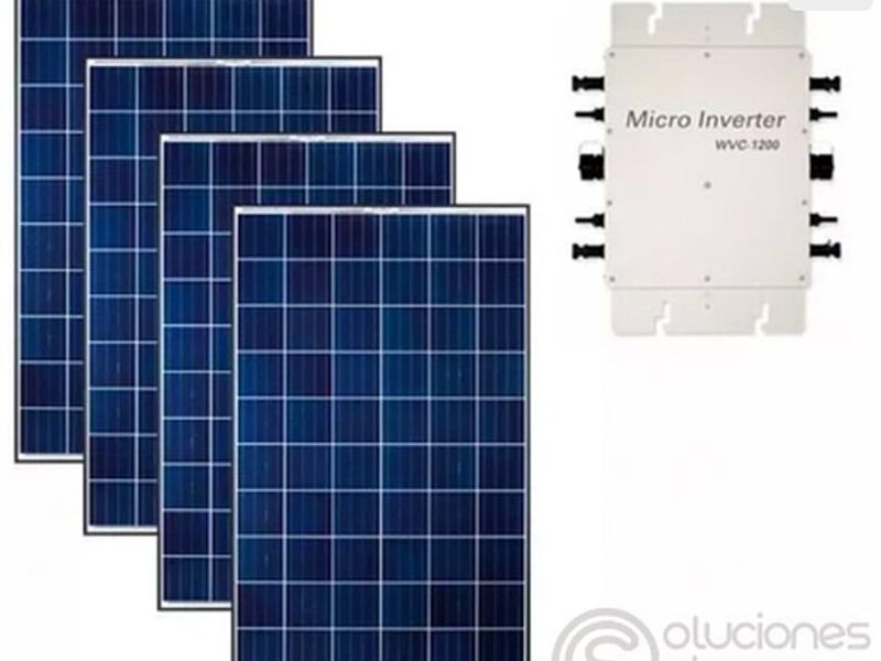 Panel solar microinversor aps México