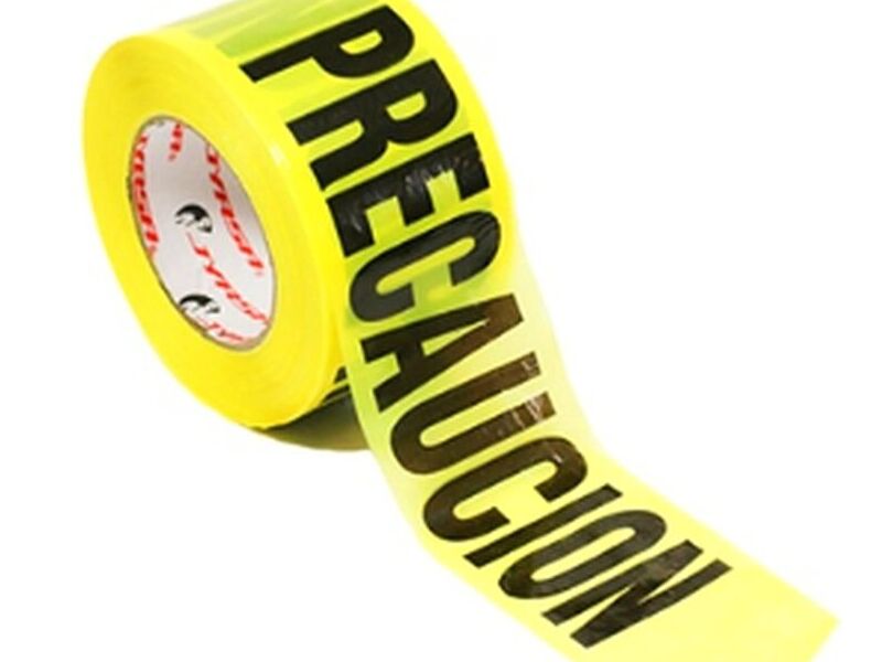 Cinta Plástica Delimitadora Precaución Mexico