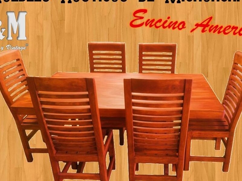 Comedor 6 sillas Mexico