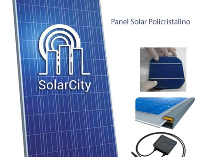 Panel solar policristalino México