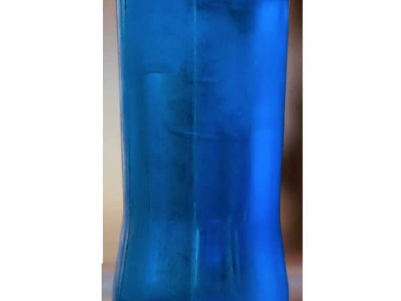 Vaso de Vidrio azul