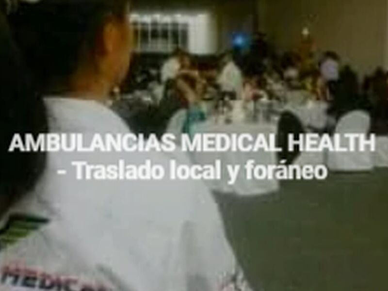 Traslado en ambulancia  México. 