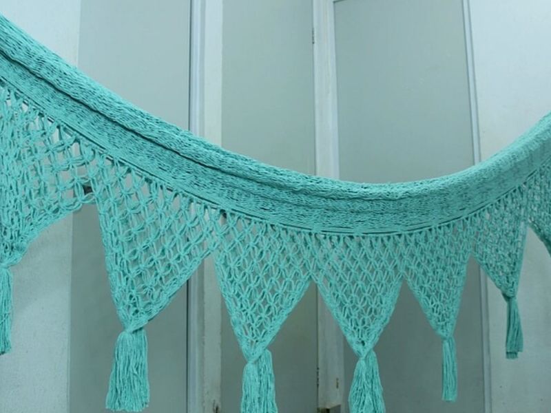 Hamaca algodón macrame MX