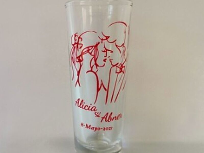 Vasos de cristal Yucatan