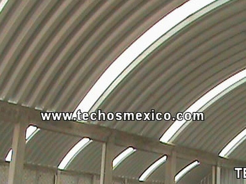Instalación techos curvos México 
