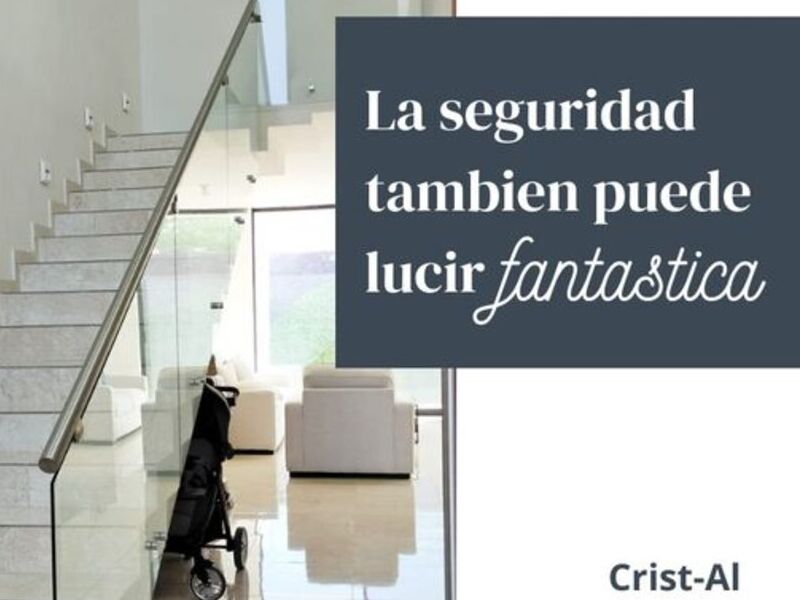 Barandal cristal templado 