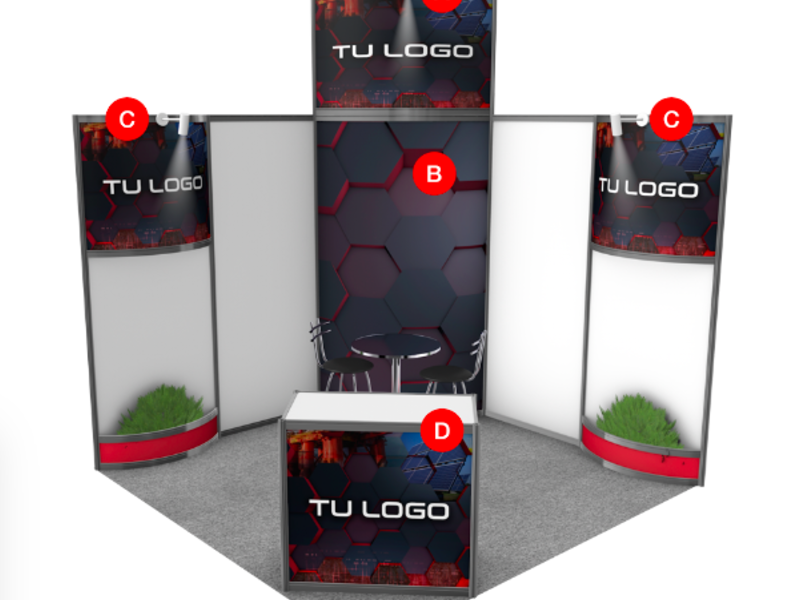 Stand 3x3 Esquina México