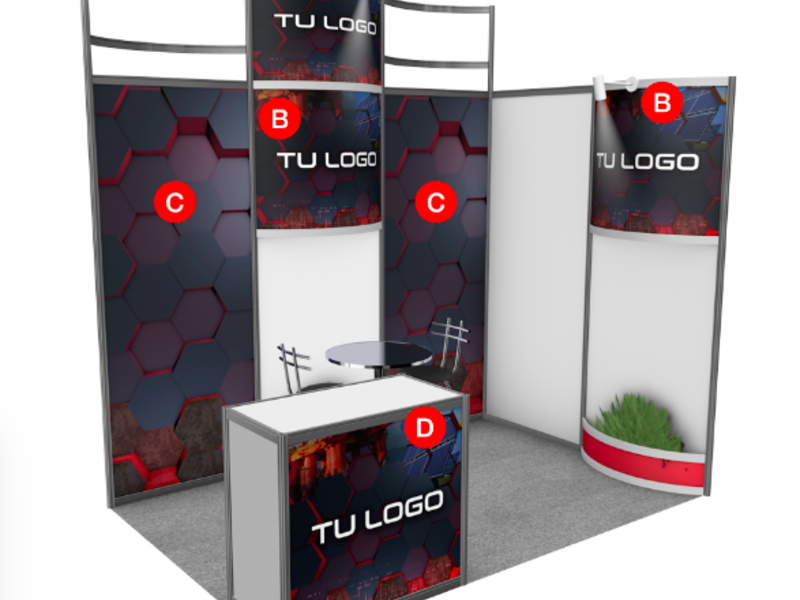 Stand 3x2 Esquina