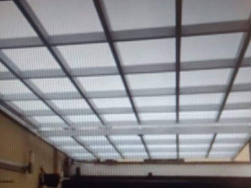 Cubierta aluminio y policarbonato Puebla
