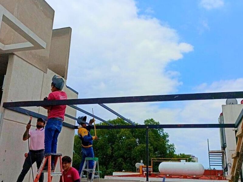 Instalación estructuras metálicas México  