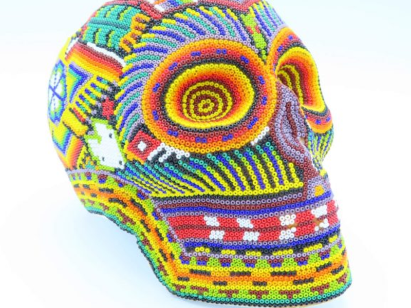 Calavera Mexicana Huichol