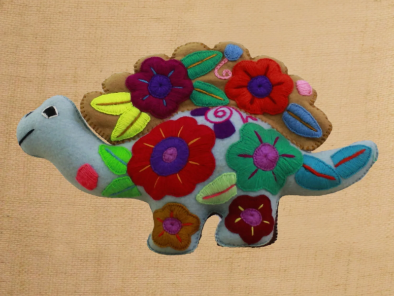DINOSAURIO STEGOSAURUS BORDADO México