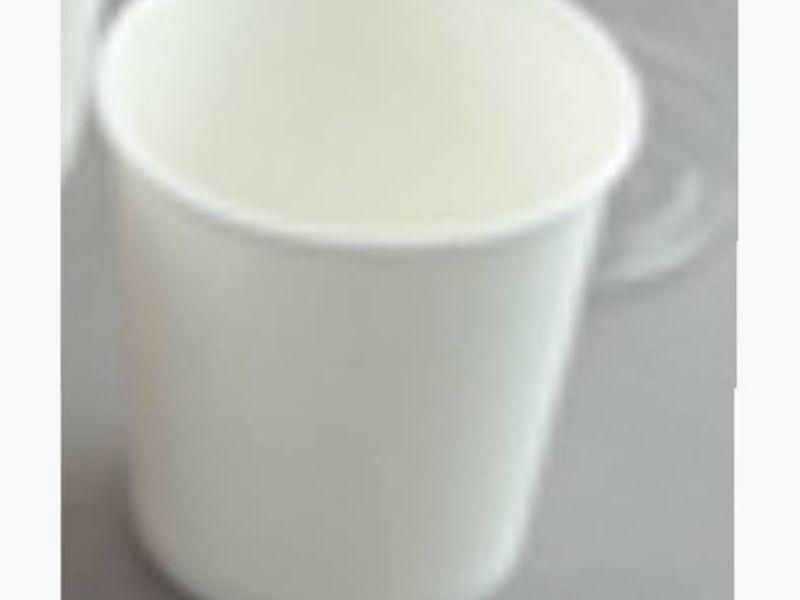 Vaso plastico blanco