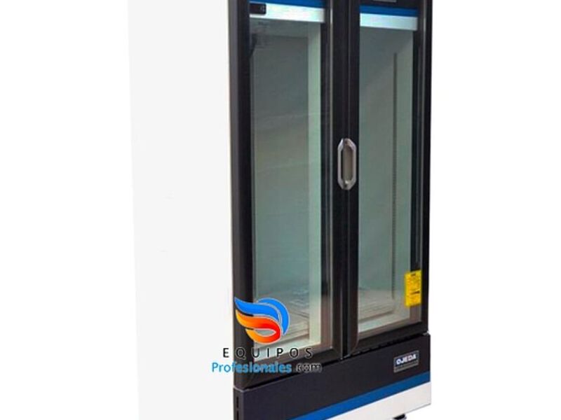 Refrigerador Ojeda RV-26-2P Puerta Cristal