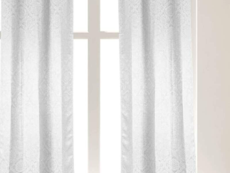 Juego 2 cortinas blancas México 