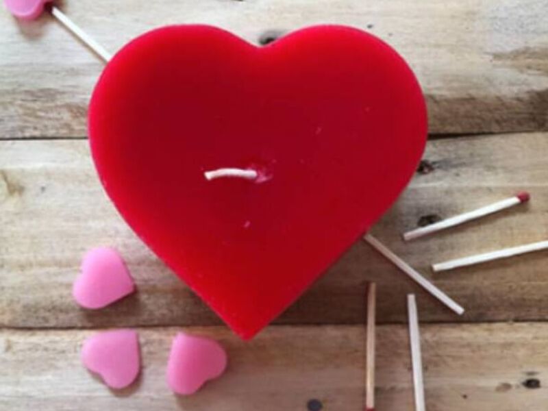 Velas San Valentín