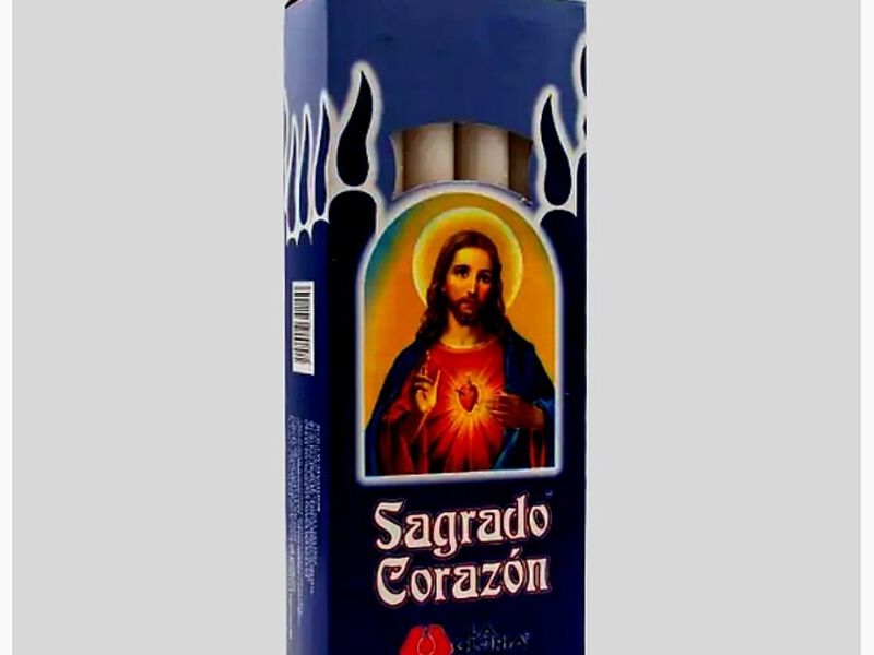 Paquete Velas Sagrado Corazon Mexico