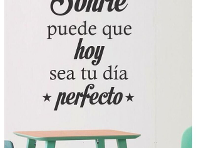 Vinil Frase Día Perfecto Veracruz
