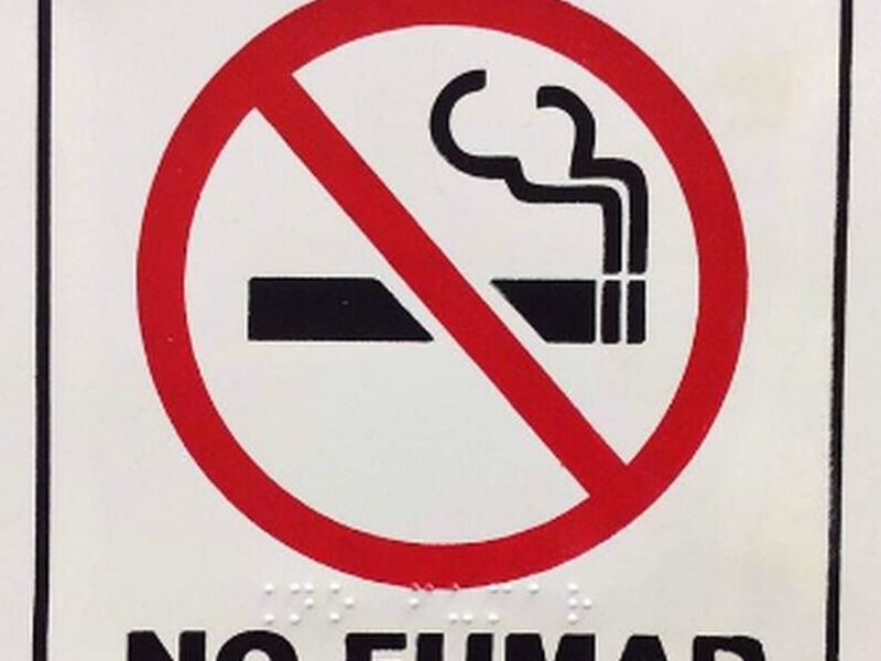 NO FUMAR SISTEMA BRAILLE México