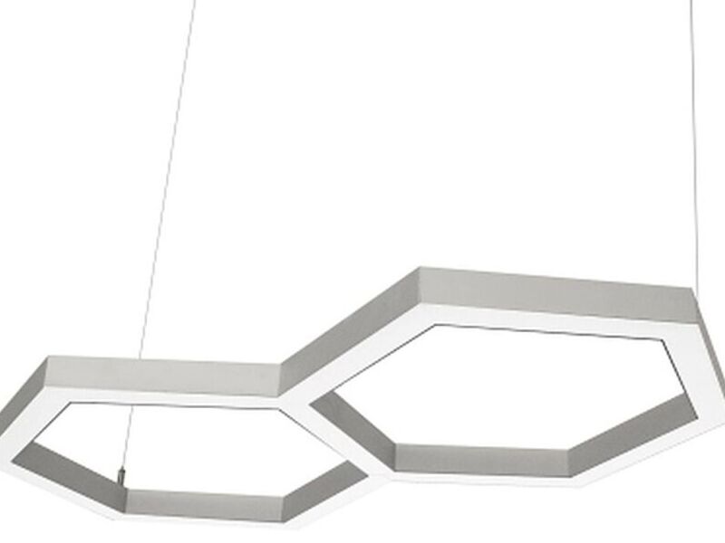 Hexágonos aluminio luz directa México