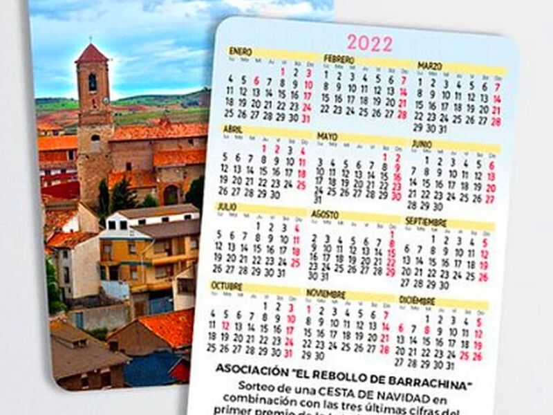 Impresion calendario Tamaulipas