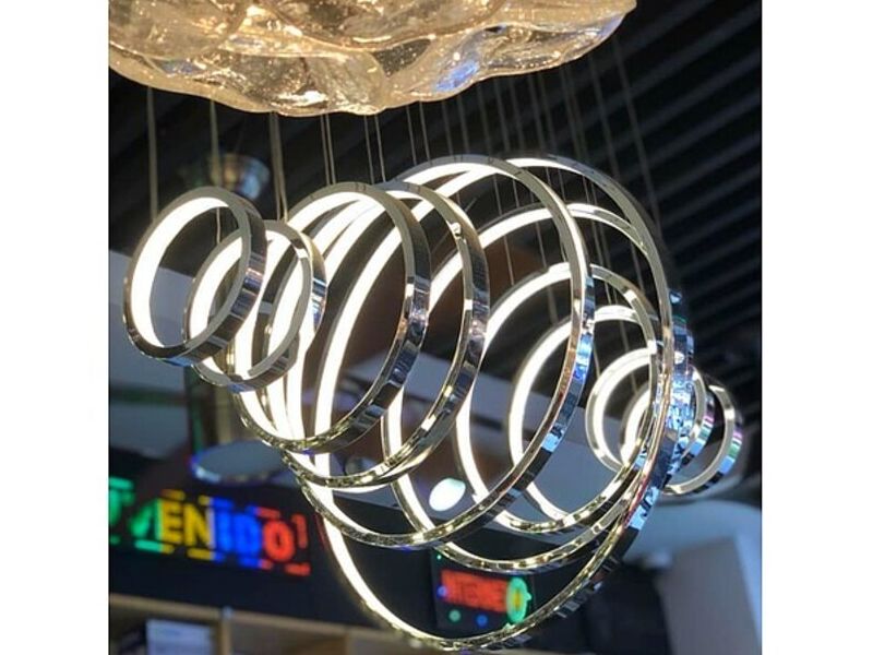 Colgante aros Iluminación led México