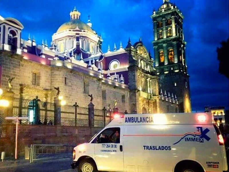 Ambulancia de renta México. 