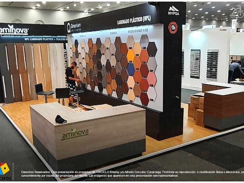 Stand 12x7 m Mexico