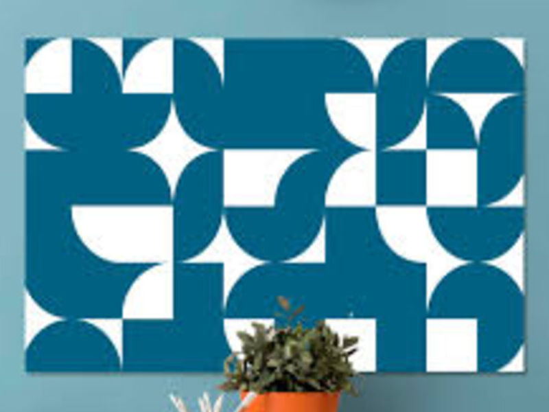 Cuadro Decorativo Azul Cancún