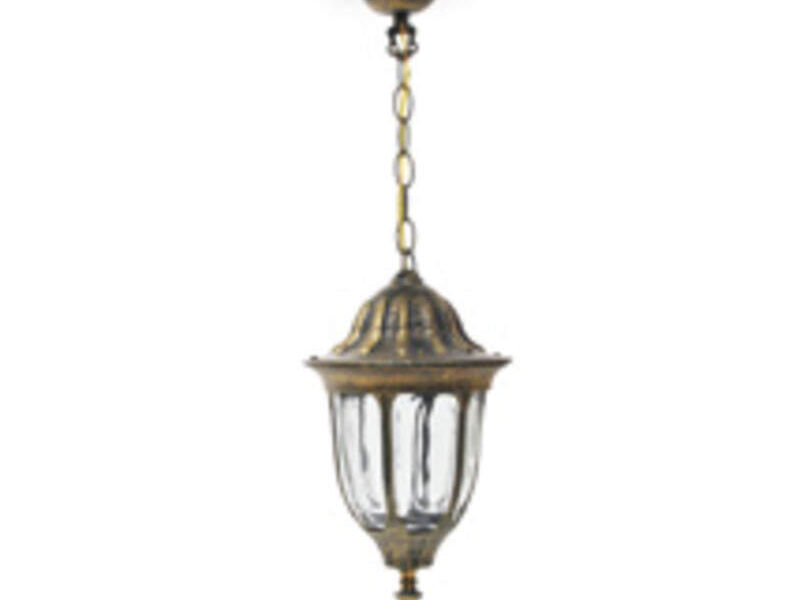 FAROL COLGANTE COLONIAL BRONCE ANTIGUO MÉXICO