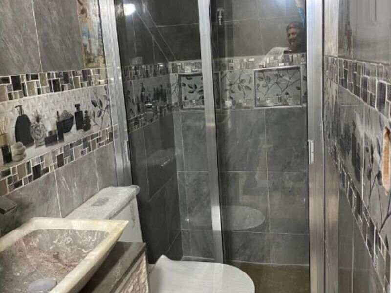 Cancel baño con vidrio laminado Puebla