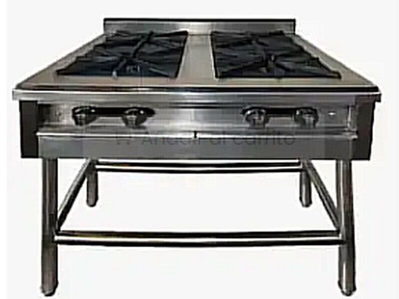 Parrilla de 4 quemadores